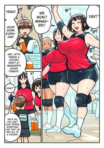 Teitoku hentai Volley-bu to Manager Oda | The Volleyball Club and Manager Oda Big Tits