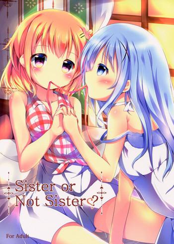 Hairy Sexy Sister or Not Sister??- Gochuumon wa usagi desu ka hentai School Uniform