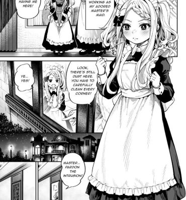 White Onaho-kei no Loli Maid | Masturbator’s Loli Maid- Original hentai Flogging