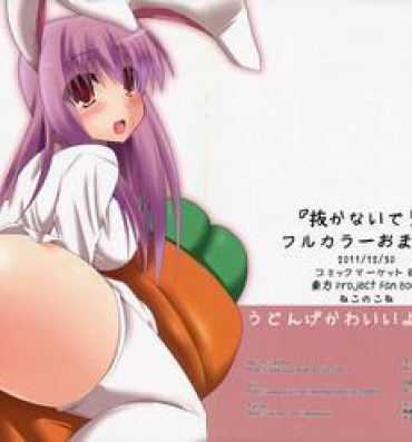 For Nukanaide! 3 Full Color Omakebon- Touhou project hentai Amateur Porno