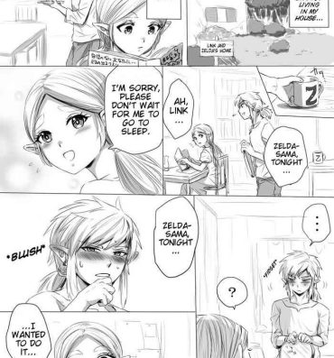 Hispanic BreaWi no LinZel ga Hitasura Ichaicha Shite Sukebe na Koto Suru Manga | A BoTW manga where Link and Zelda earnestly flirt and do lewd things- The legend of zelda hentai Amazing